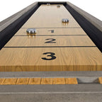 11 Ft. Aurora Outdoor Shuffleboard Table with All-Weather Playfield and (8-Puck Set)